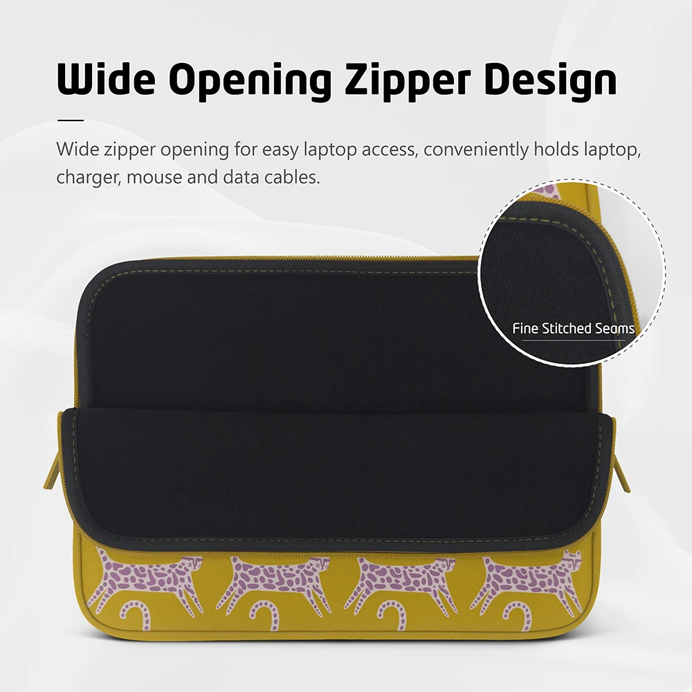 Leopard Pattern Laptop Sleeve  - Laptop Accessories Bag ulasan dan harga