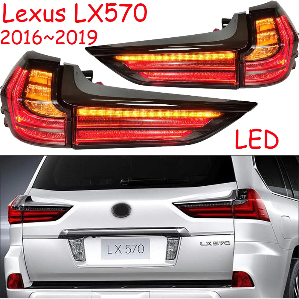 Car Bumper Taillamp For Lexus LX570 Taillight 2016~2019y LED Car Accessories Tail Lamp For Lexus LX570 Rear Light