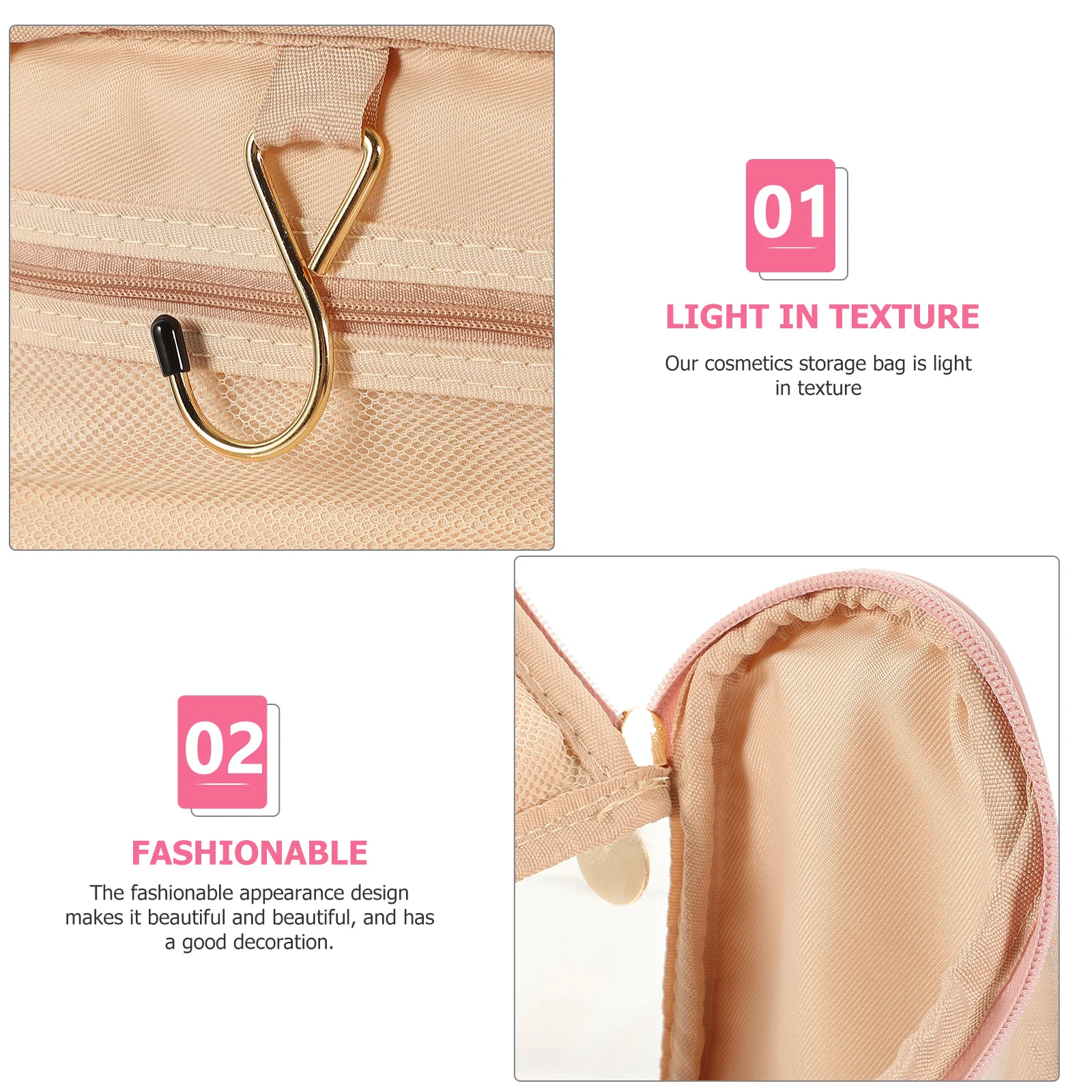 Bolsas de viaje portátiles de gran capacidad con ventana transparente para mujer, bolsa de aseo púrpura, bolsa de almacenamiento, tela Oxford
