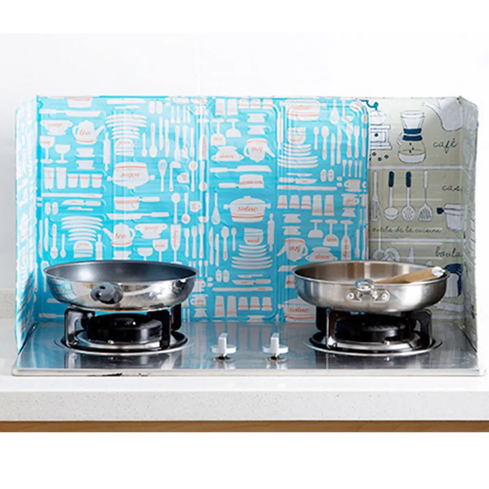 Aluminium Foil Oil Splatter Screen Guard 84x39cm Nonstick Wipes Clean Kitchen Gadgets Protect Walls Mixer Use Heat Insulation