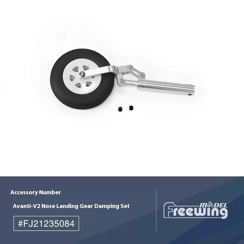 FreFuk80-Accessoires d'avion Avanti V2, fuselage, ailes principales, queue plate, queue verticale, couverture antarctique, cockpit, train d'atterrissage, 80mm