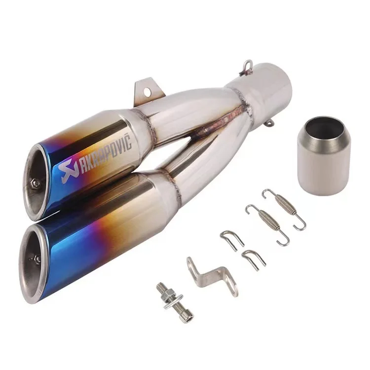 Motorcycle Exhaust Pipe Escape Modified Motorbike 51mm Muffler For Ninja250 400 yzf R3mt07 09 CBR 650r S1000RR R6 1000RR