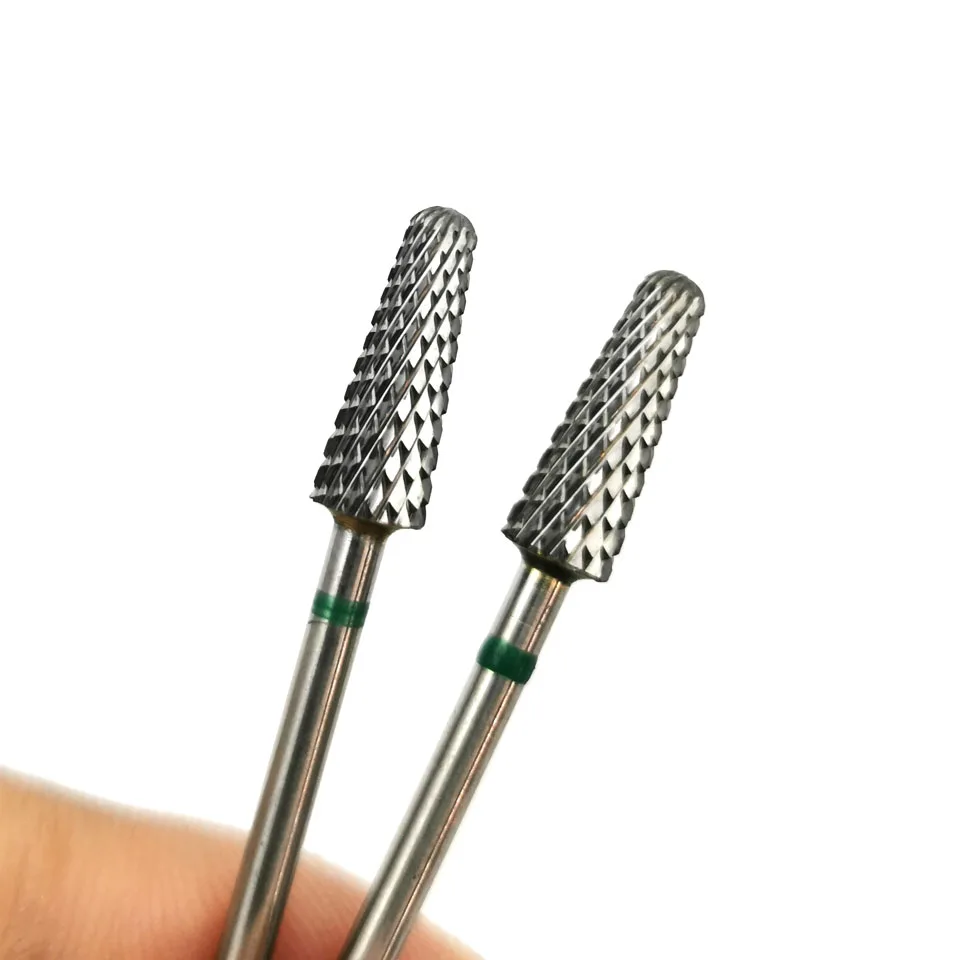 Hytoos Kegel Hardmetalen Nail Boor Frees Voor Manicure Nagelvijlen Buffer Nail Art Apparatuur Accessoire Gereedschappen