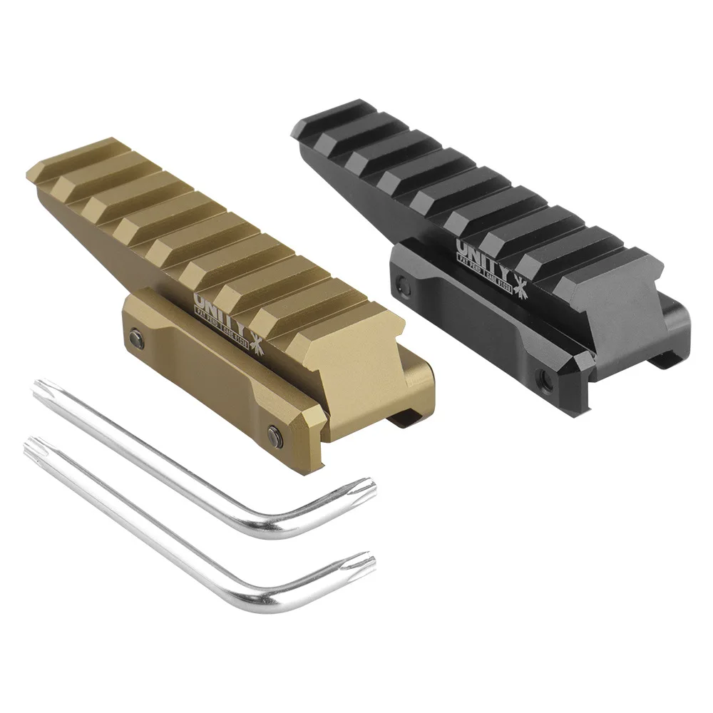 Unity Tactical FAST Optic Riser FTC Zielfernrohrmontage 551 552 553 558 Rotpunktvisier 21mm Schienenmontage Jagdzubehör – Detail 4