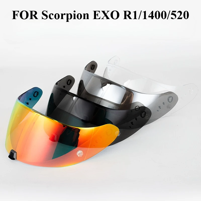 Helmet Visor for Scorpion EXO R1 Air ST1400 T520 Motorcycle Helmet Lens Anti-Scratch Windshield Face Shield Replacement Goggles