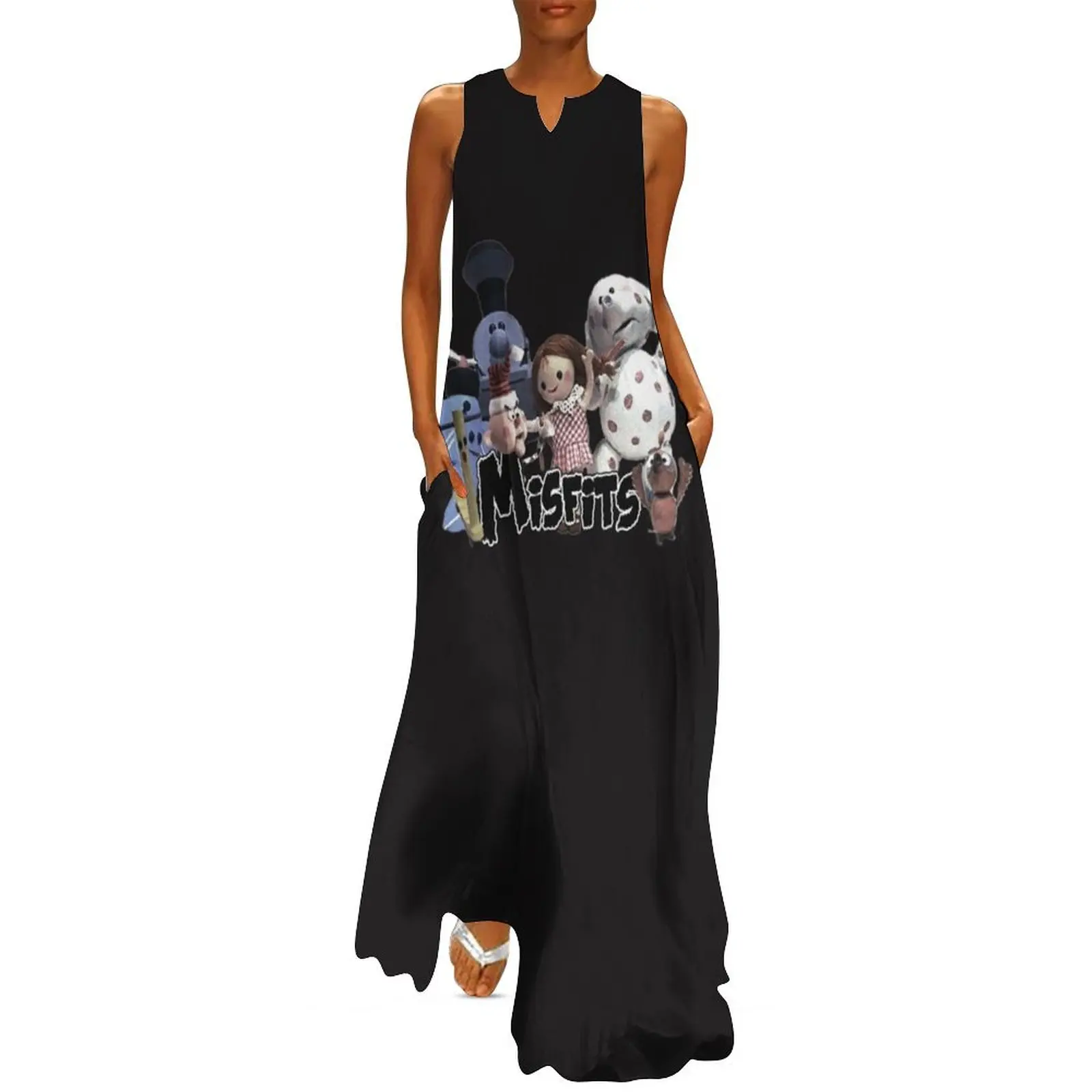 Misfit Toys Classic Long Dress woman dress luxury dresses