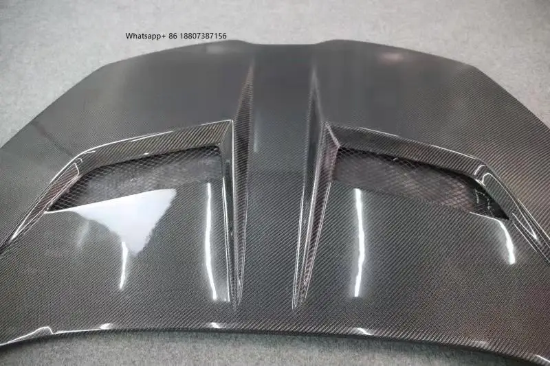 

High Quality V Style Carbon Fiber Car Bumpers Body Kit Rear Engine Hood for Huracan LP610 Bonnet