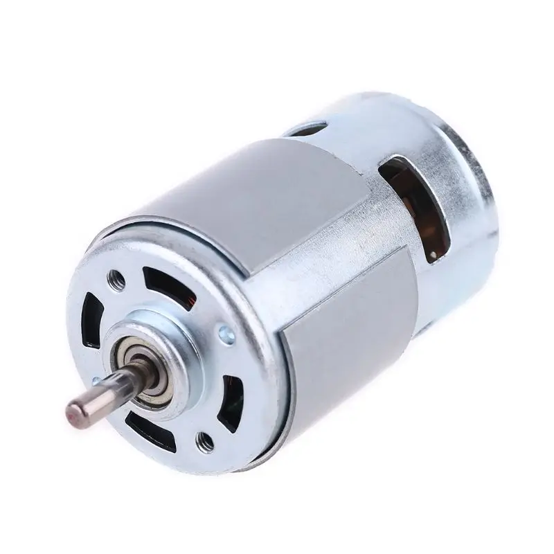 775 untuk Motor 12V 24V Mesin Bubut Tekan dengan Miniatur Bor Tangan Chuck & Braket Kecepatan Tinggi 775 untuk Motor untuk