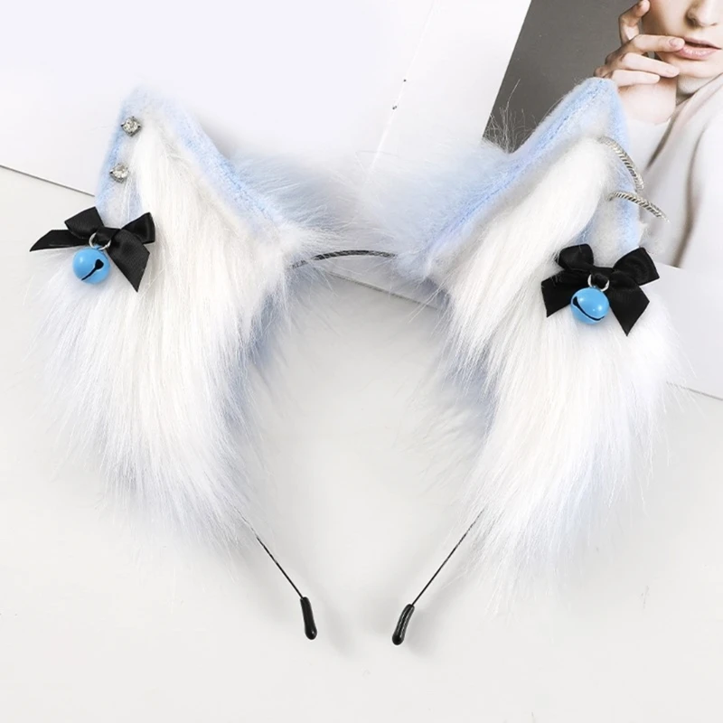 

Lolitas Cats Ears Headbands Anime Fancy Dress Headpiece Role Playing Headwear for Creative Cosplay Outfits