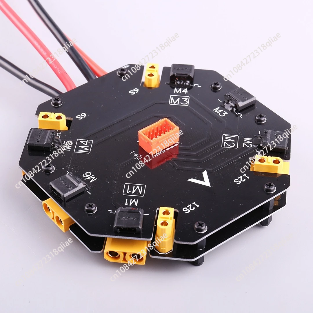 12S 480A TL2996 Power Distribution Board for Agricultural Sprayer, Power Supply Distribution Management Module, High Current