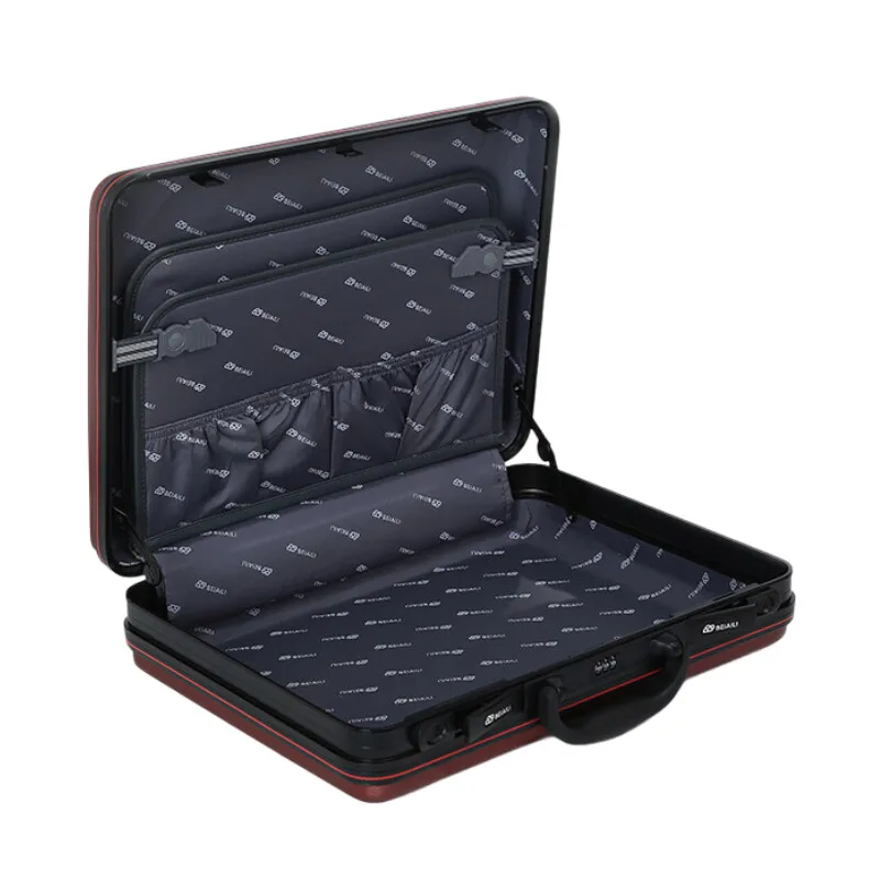 Valigetta per attrezzi professionale - ABS resistente + telaio in alluminio, lucchetto TSA e borsa per laptop da 17 pollici per viaggi d'affari