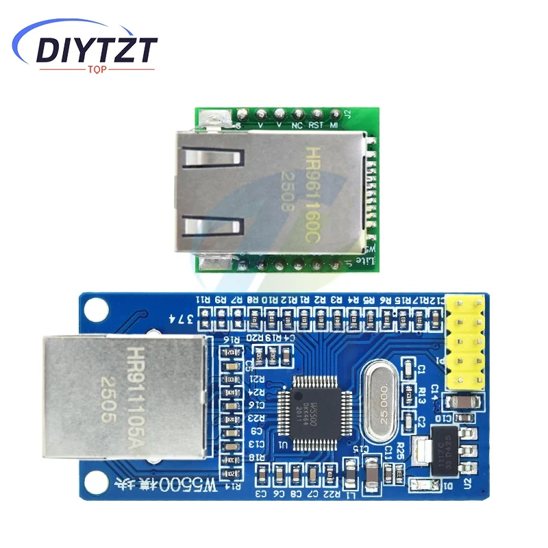 Чип DIYTZT Smart Electronics USR-ES1 W5500, новый преобразователь SPI в LAN/Ethernet TCP/IP Mod