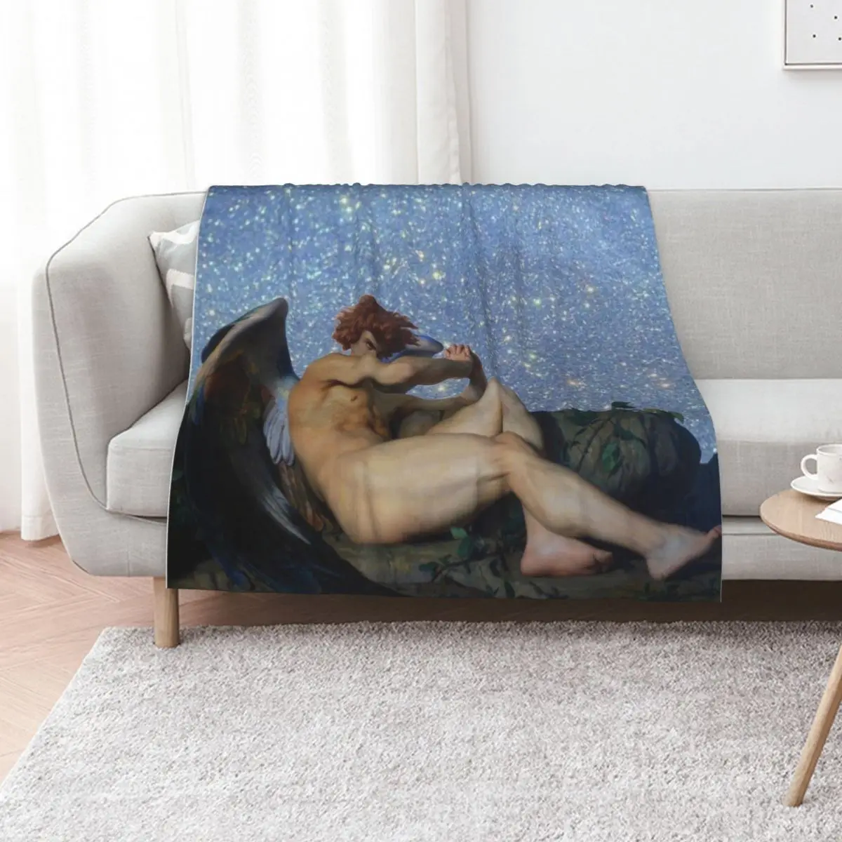 

The Fallen Angel Throw Blanket Decorative Throw Luxury Extra Large Throw Soft Beds Blankets