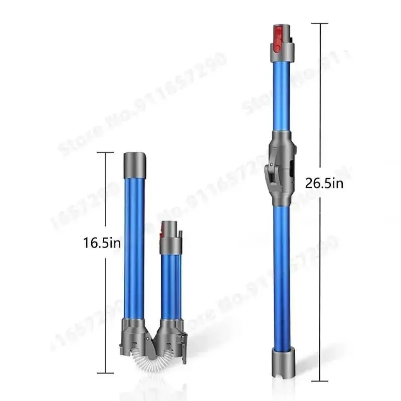 For Dyson V7 V8 V10 V11 Vacuum Cleaners  Replacement Aluminum Foldable Extension Tube Flexible and Bendable Vacuum Tube