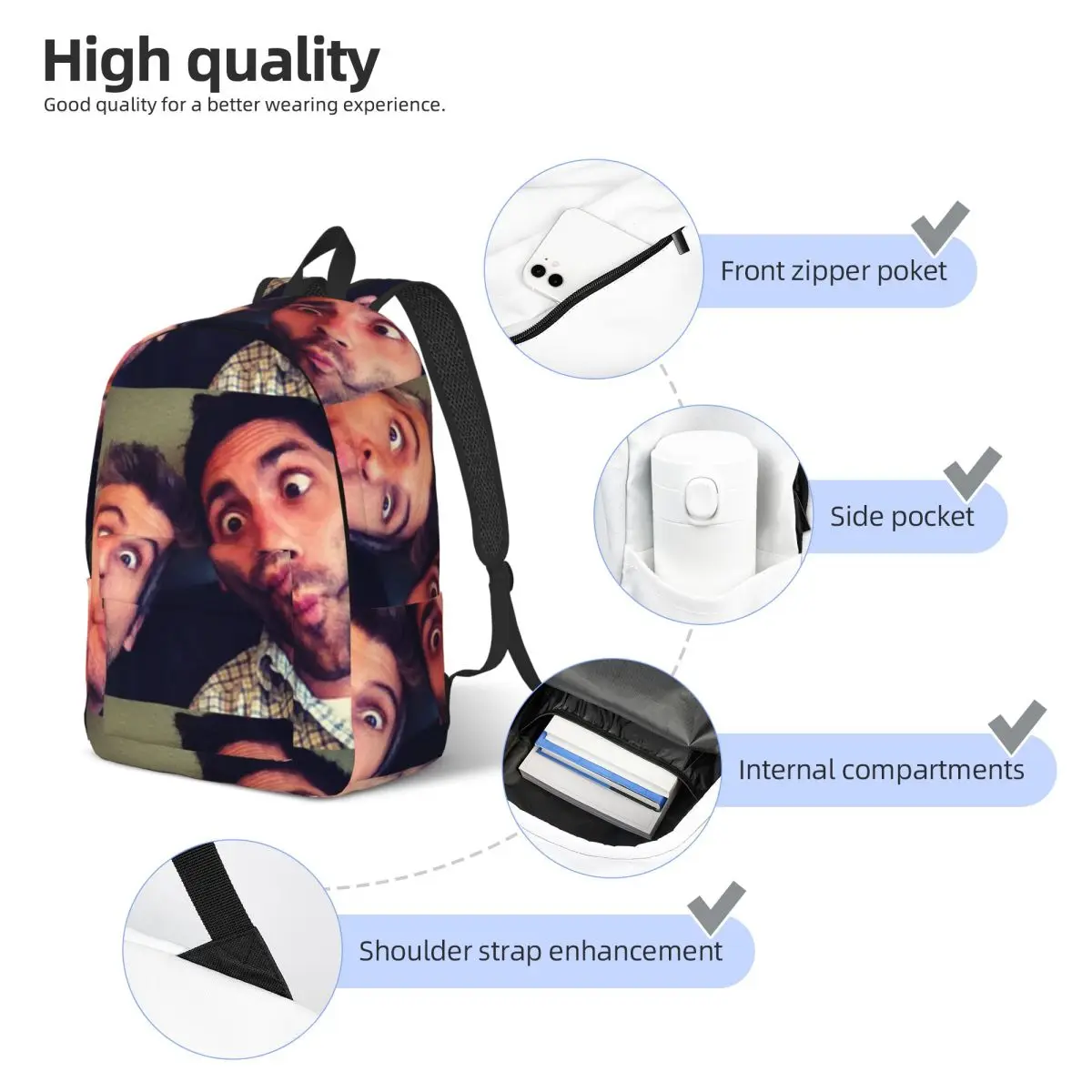 حقيبة ظهر نيف آند ماكس لطلاب المدارس الابتدائية في مرحلة ما قبل المدرسة والأصدقاء، حقيبة كتب للأولاد والبنات والأطفال، هدية نهارية