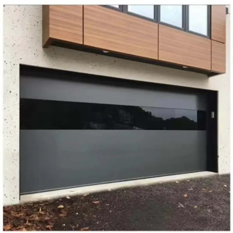 Australia Standard Aluminum Sectional Garage Door Automatic Door Glass Garage Doors with Frame or Without Frame Frameless Garage