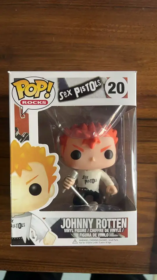 Funko pop Sex Pistols Johnny Rotten 20# Sid Vicious 21# Steve jones 32#  Figures Limited Edition Collection 10cm Toys