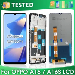 6,52 ''для OPPO A16 для OPPO A16S CPH2269 CPH2271, ЖК-дисплей, сменный преобразователь сенсорного экрана в сборе