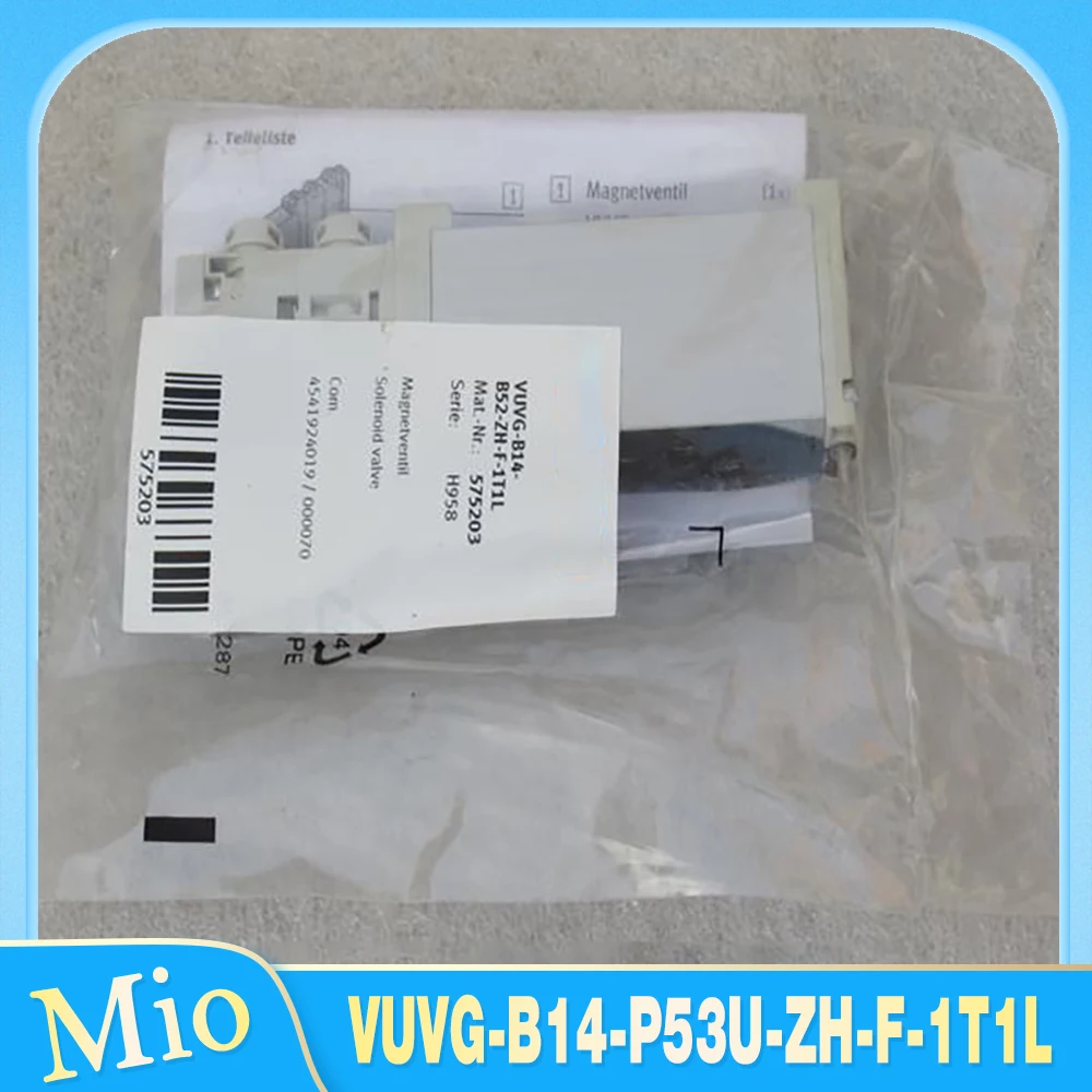 

For FESTO solenoid valve VUVG-B14-P53U-ZH-F-1T1L 575203