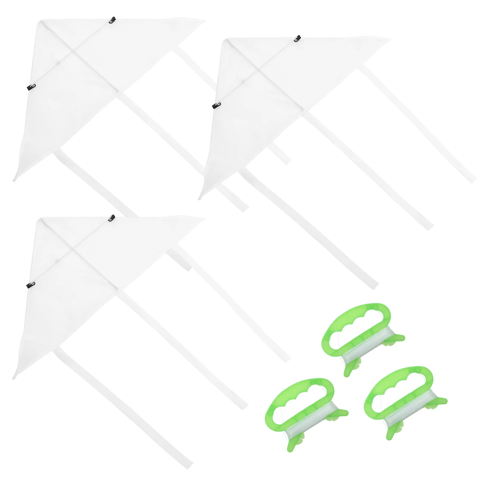 3 Sets Graffiti Kite Toys DIY Blank Kites for Kids Decorating Coloring Self Drawing Painting