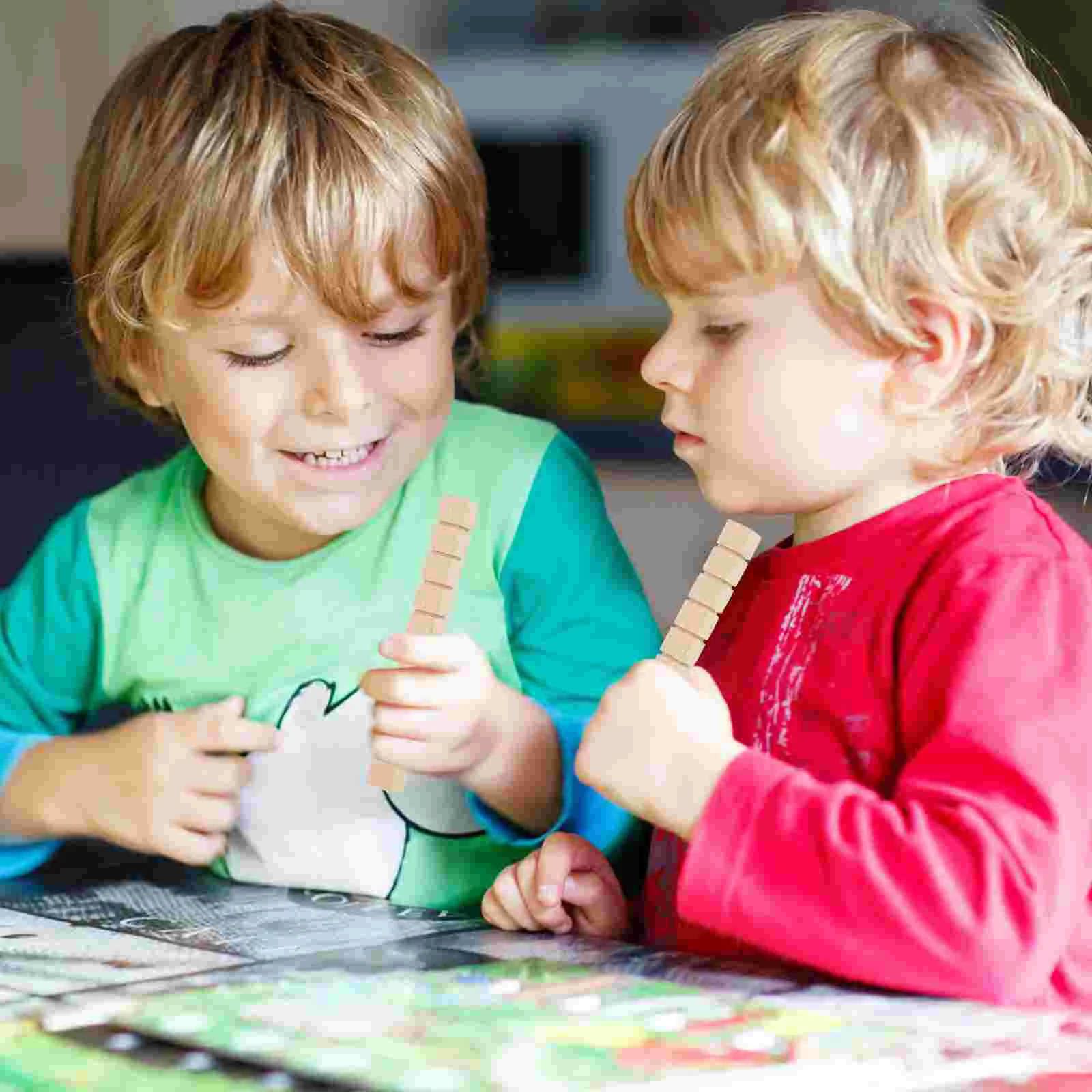 61 Stuks Drie Fasen Doos Wiskunde Bouwsteen Model Student Leerlingen Blokken Hout Manipulatiemiddelen Voor Kinderen