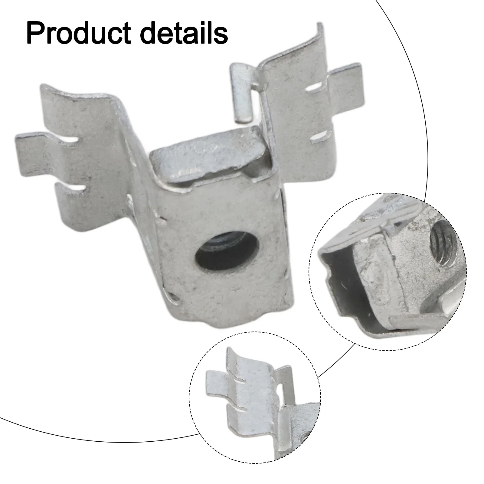 Vehicle Repair Silver Roof Console Frame Clip Roof Clip Metal Frame Clip Wear-resistant Material OEM Specification