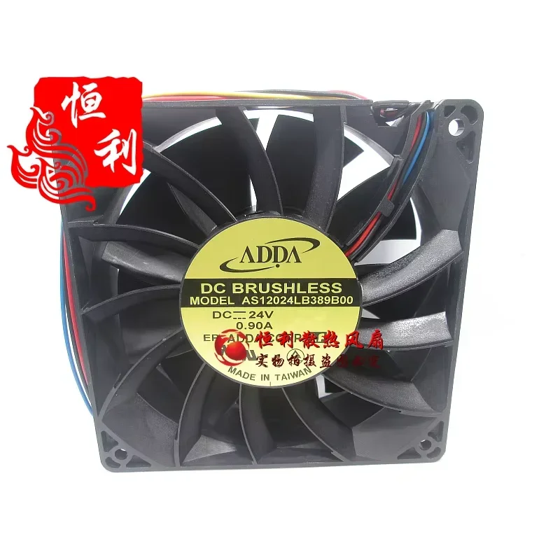 

Вентилятор охлаждения сервера ADDA AS12024LB389B00 DC 24V 0.90A 120x120x38мм, 4-проводной