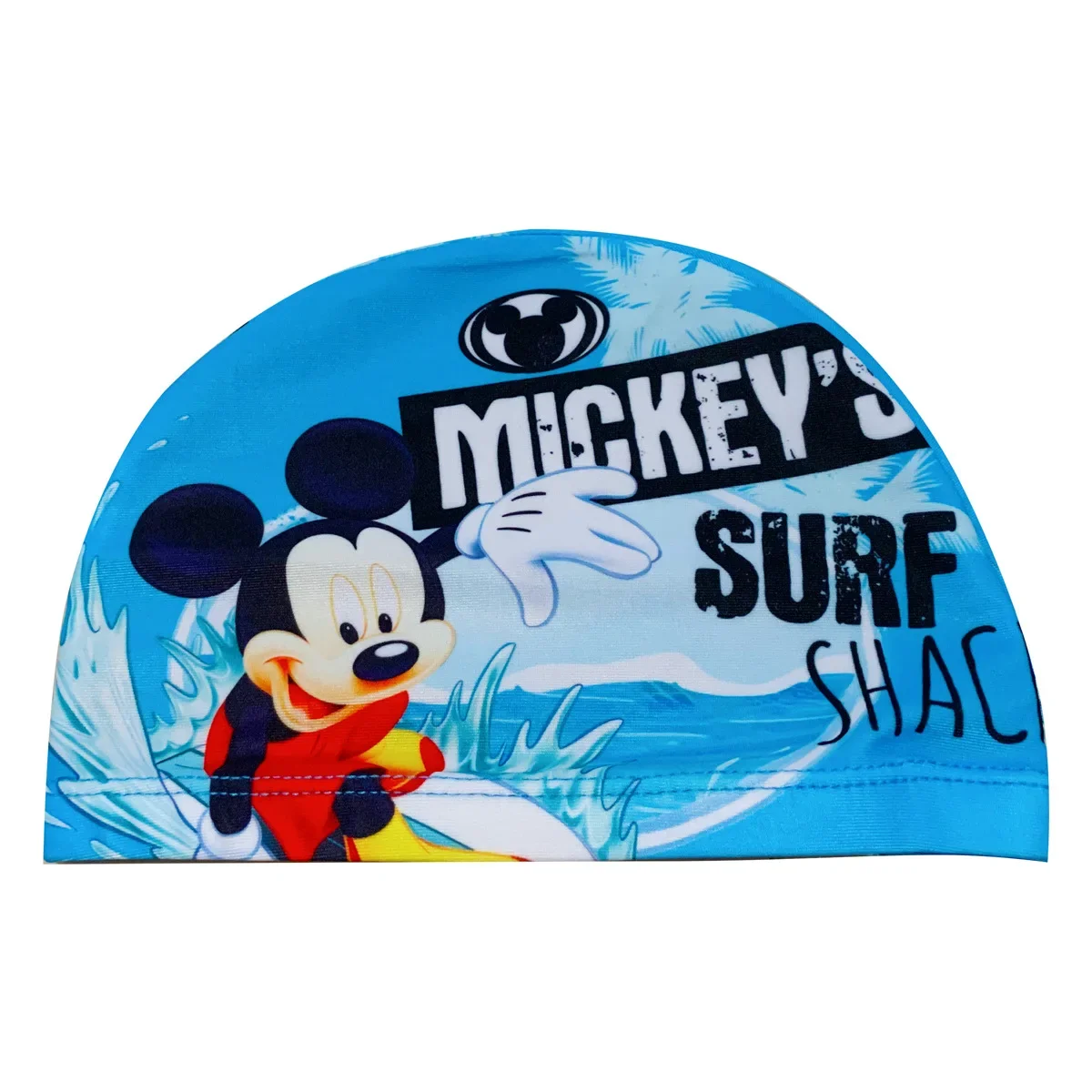 Stitch Disney Children Cartoon Swimming Cap Kids Elastic Fabric Anime Frozen Mickey Minnie Water Sport Swim Bathing Boys Girls