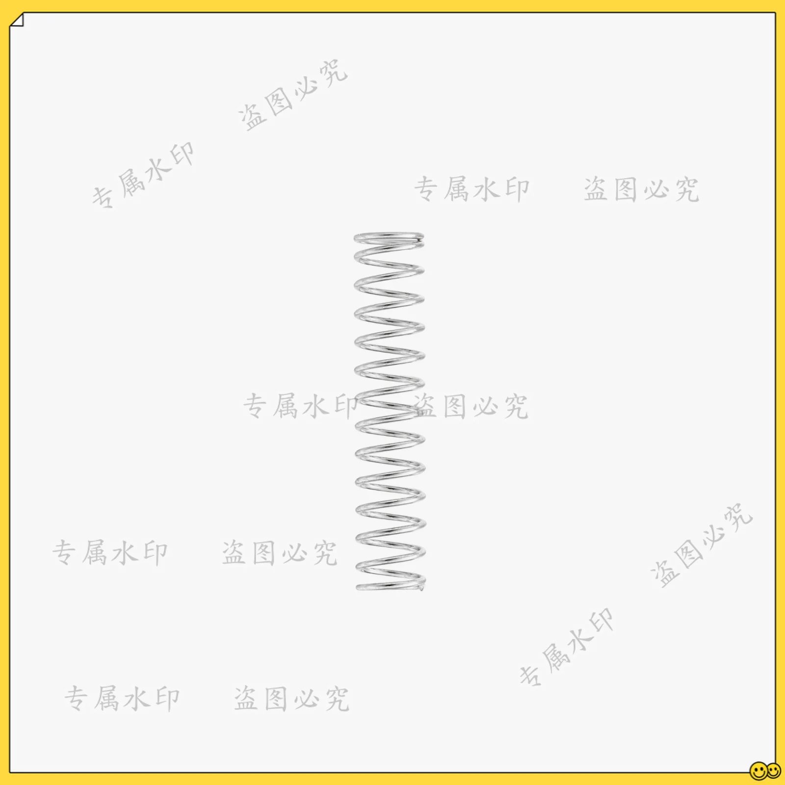 (5PCS) 3D printed model standard part 0.6x12x70 0.3x6x80 0.5x5x25 0.5x7x12mm compression spring bambulab a1