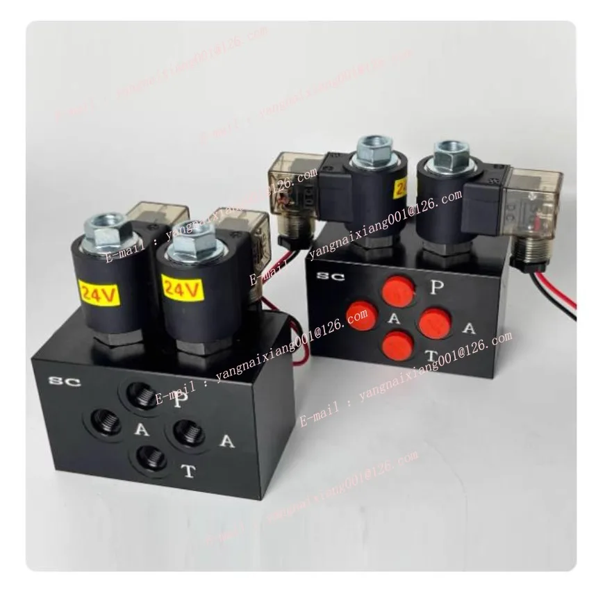 1pc-escavadeira-valvula-solenoide-bidirecional-hidraulica-controlada-eletronicamente-12v-24v