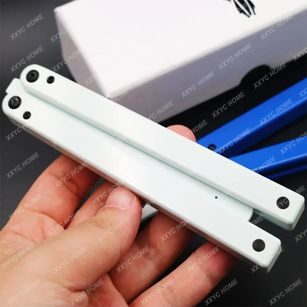 Squid Practice Butterfly Knife Plastic Unshaved Folding Pocket Butterfly Trainer Knife