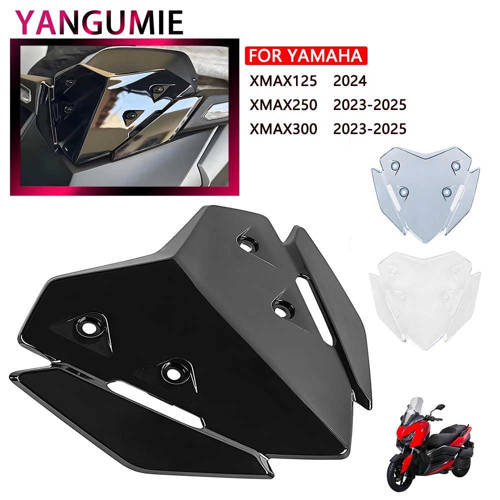 

For YAMAHA XMAX125 2024 XMAX250 XMAX300 2023-2025 FOR XMAX300 2023 2024 2025 Motorcycle Windshield Viser Visor Deflector WindScr