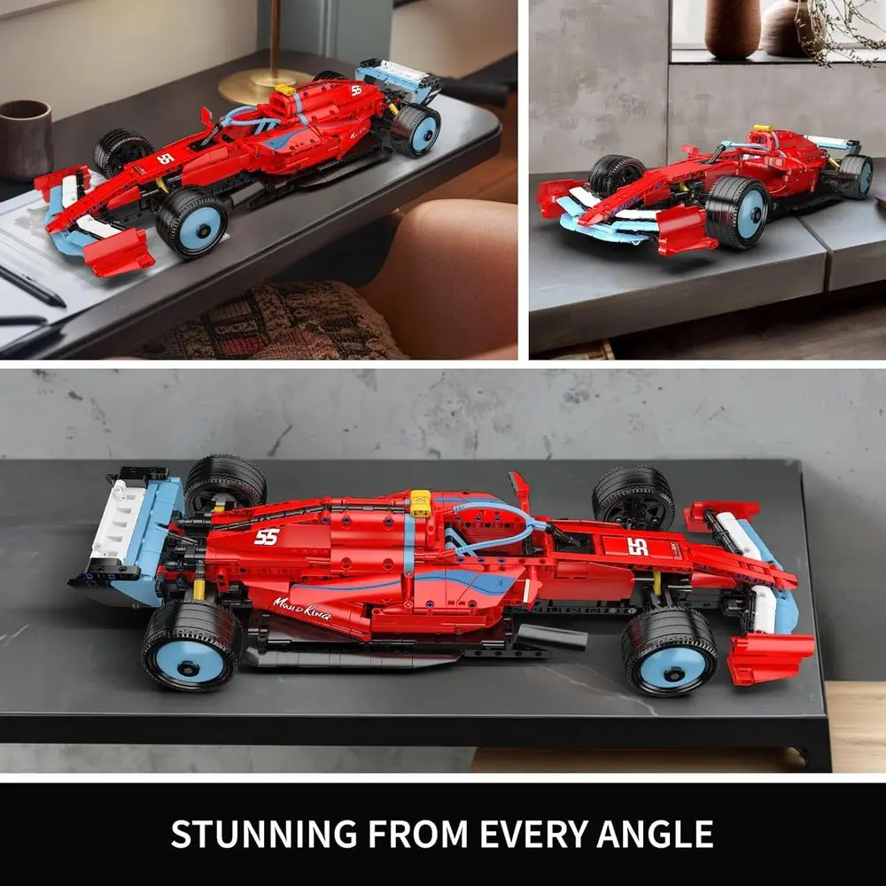 Kit di costruzione di auto super sportive: modello di auto da corsa MOC da 1401 pezzi per adolescenti e adulti 14+