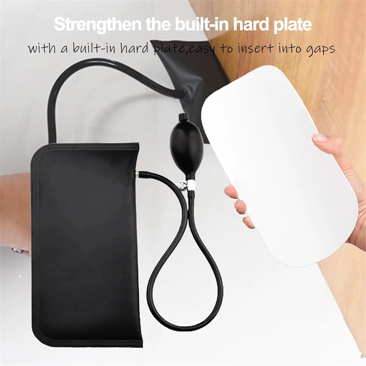 

Профессиональный комплект для выравнивания воздушного клинового насоса BAAQ и надувная сумка для прокладок, класс 440 фунтов, длинный шланг 19,7 дюйма, 2 шт.