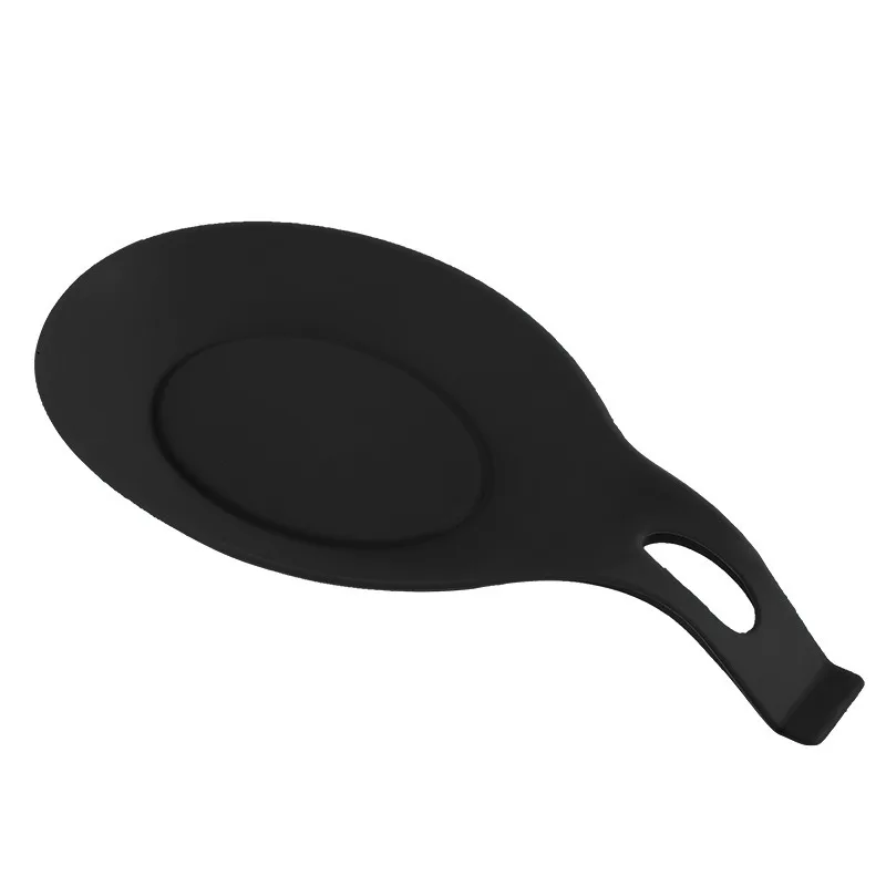 【Hot sales】Silicone Spoon Rest Spatula Holder Heat Resistant Utensil Placemat Tray Kitchen Tools