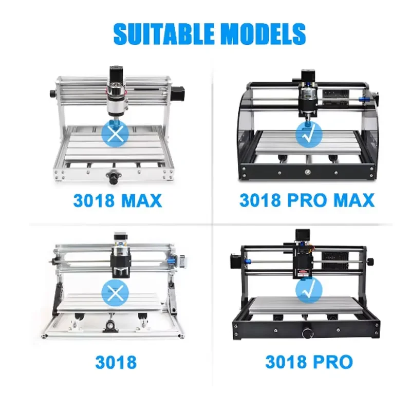 Kit de extensión CNC 3018, Kit de actualización de 3018 a 3040, accesorios de encimera, Compatible con máquina de grabado 3018 Pro Max