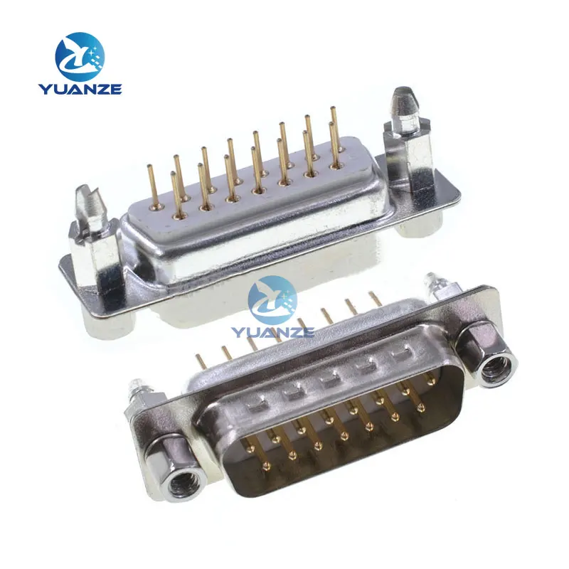 5PCS DP15 FEMALE FEMALE CONNECTOR Insert plate type D-Sub Mounting DB15