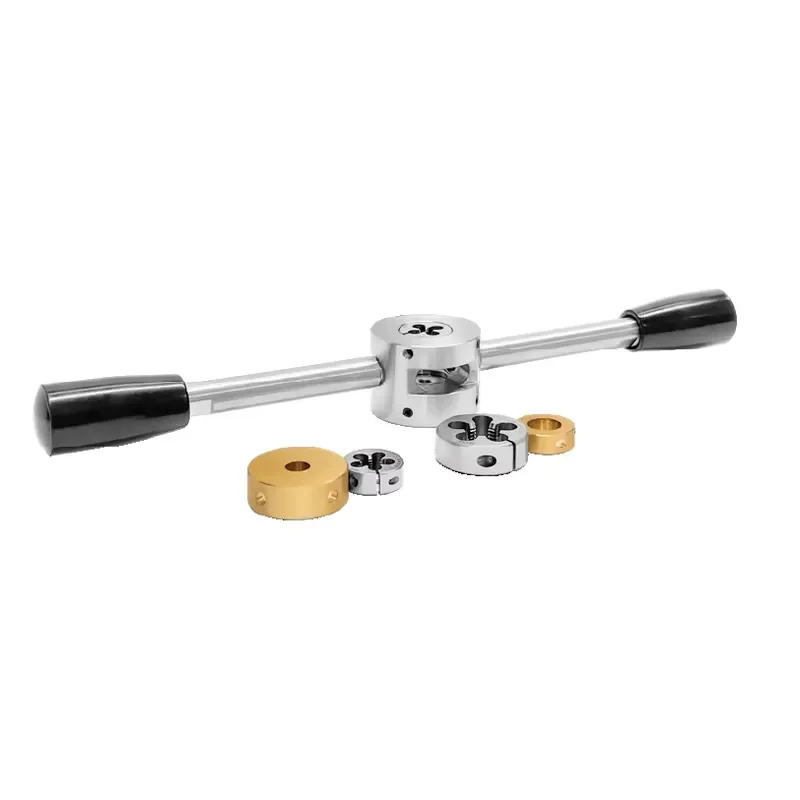 Multi-Size Manual Left-Hand Tube Threading Die Set Fits 1/4