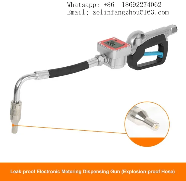 CAVITT Leak Proof Electronic Metering Fuel Nozzle Explosion Proof Hose for Engine Oil Diesel Dispensing Heavy Duty Pro