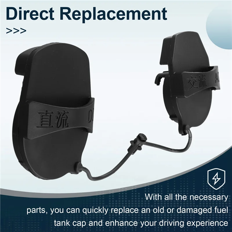 A04E-غطاء منفذ شحن السيارة غطاء غطاء مقبس الشحن الداخلي لسيارة VW ID4 ID.4 Crozz ID3 ID6 #4