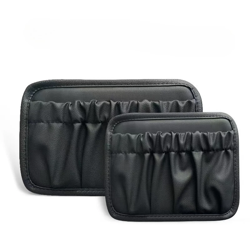 

Car Leather Adhesive Storage Bag Multi-functional Adhesive Storage Bag Car Mobile Phone Bag