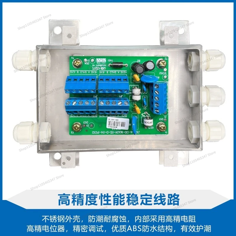 For Weighbridge Stainless Steel Junction Box/weighbridge Junction Box/weighing Sensor 4/6/8/10 Wire 100 Tons