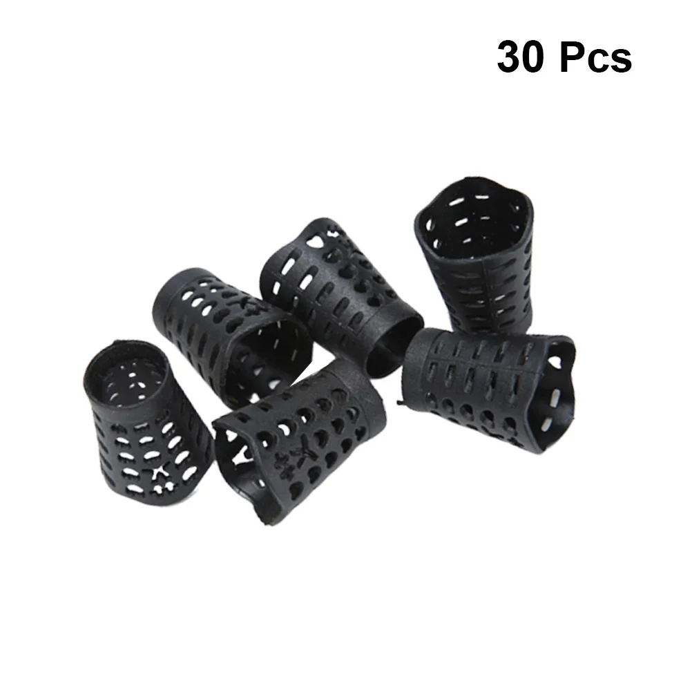 

30pcs Moxibustion Cover Black Heat-Resistant Ash-Proof Moxa Stick Protective Cover For Acupuncture Therapy Tool Anti-Hot