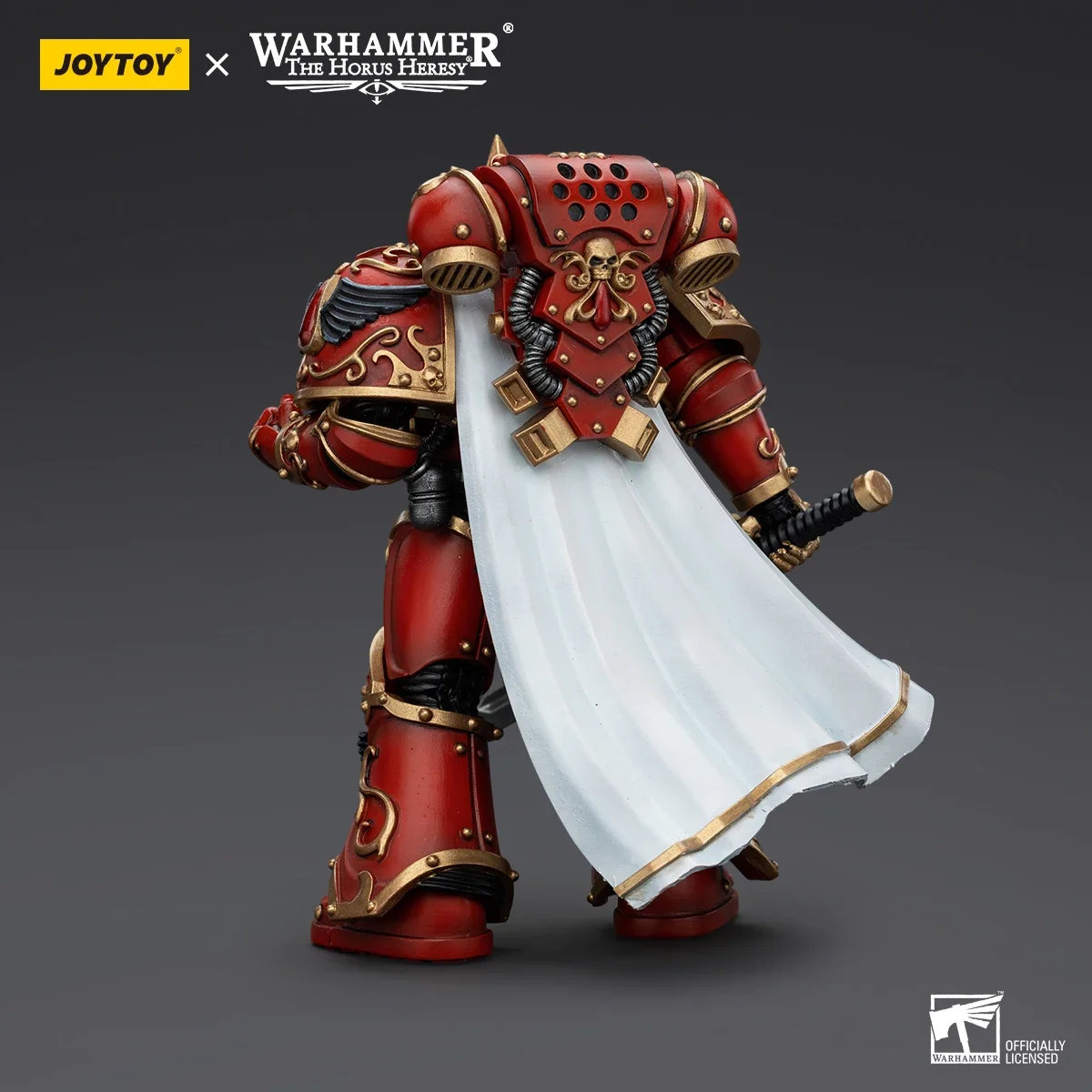 Joytoy warhammer 40k 1/18 the horus heresy figura de ação sangue anjos legião praetor com lâmina paragon estatueta anime modelo brinquedo