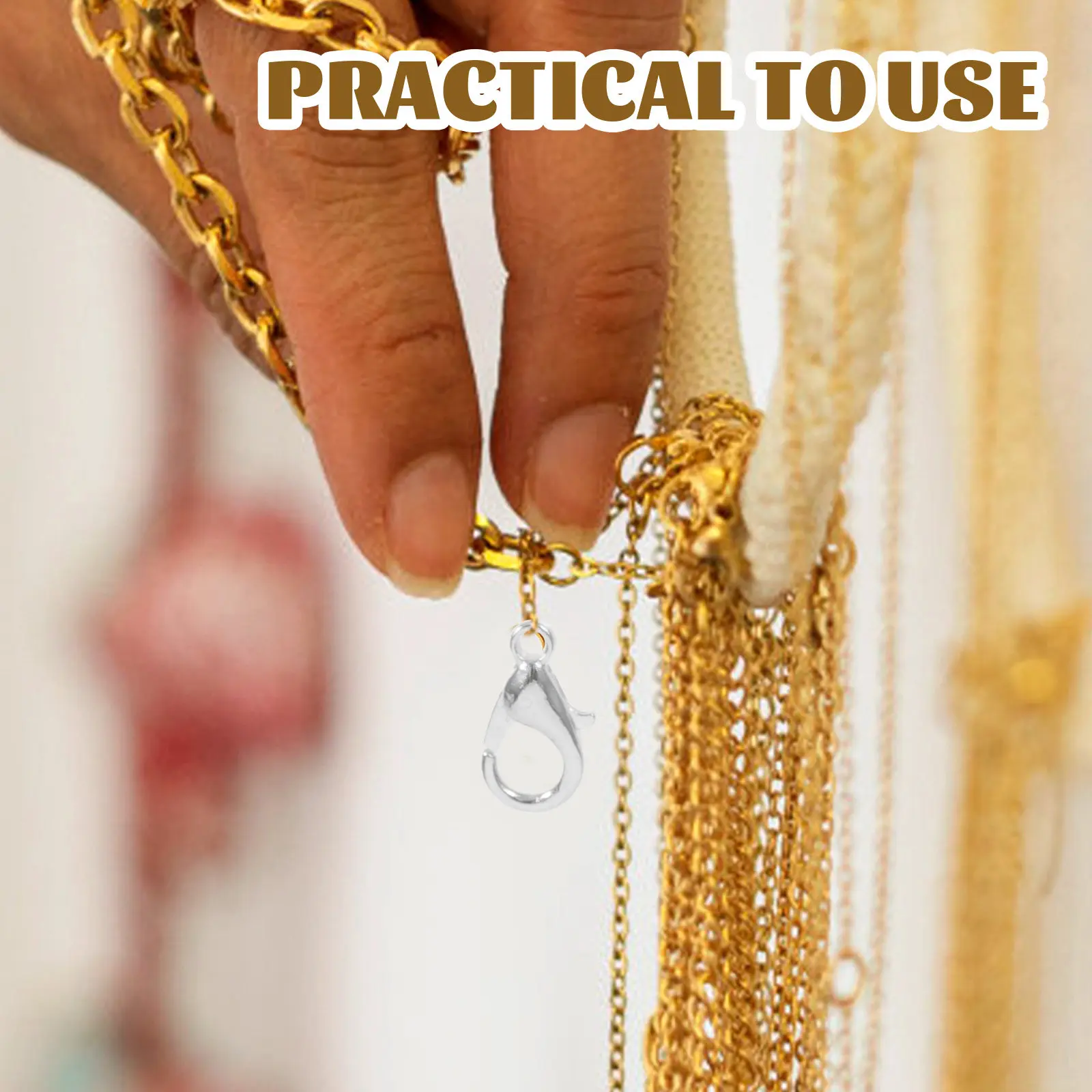 

1 Box Jewelry Supplies Kit Strong Iron Material for DIY Necklace Bracelet Making Long Usable Jewelry Accessories Crafting Tools