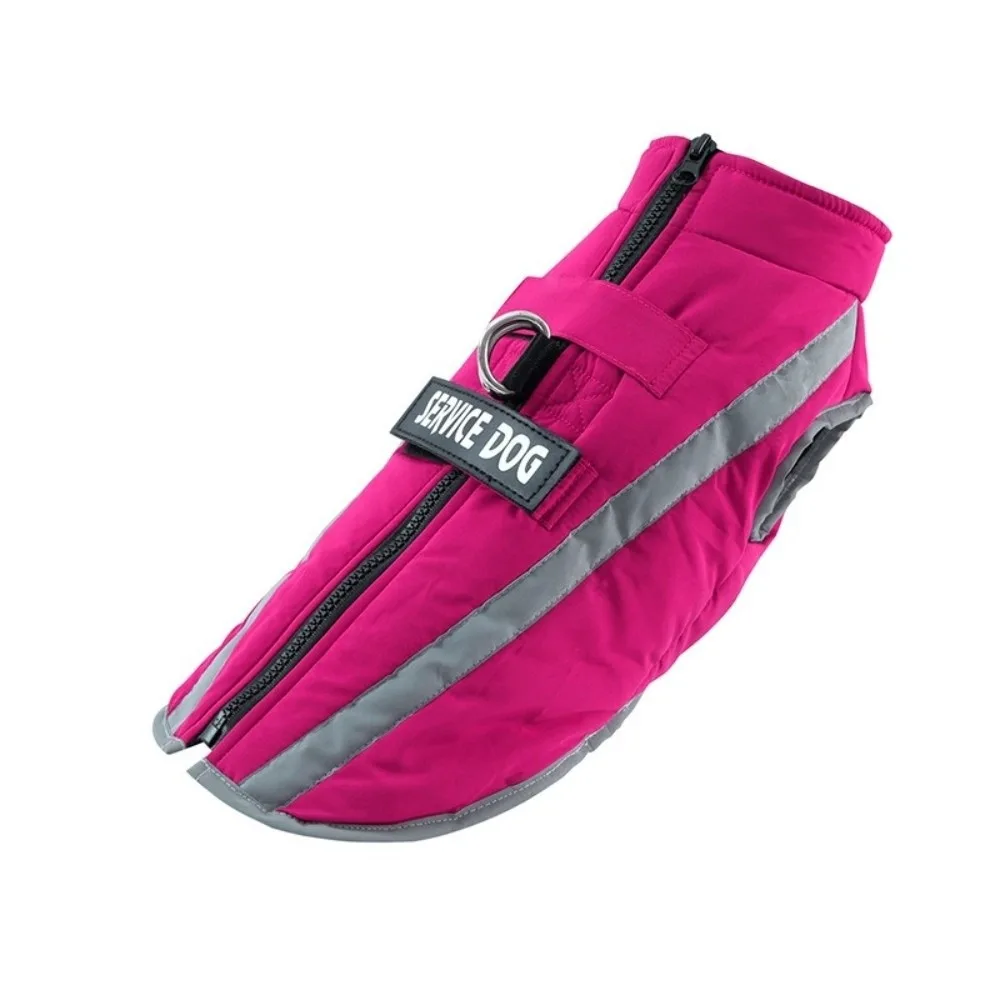 

Dog Accessories Waterproof Winter Dog Coat Reflective Windproof Dog Vest Jacket Fleece Lining Comfort Dog Windbreaker Hiking