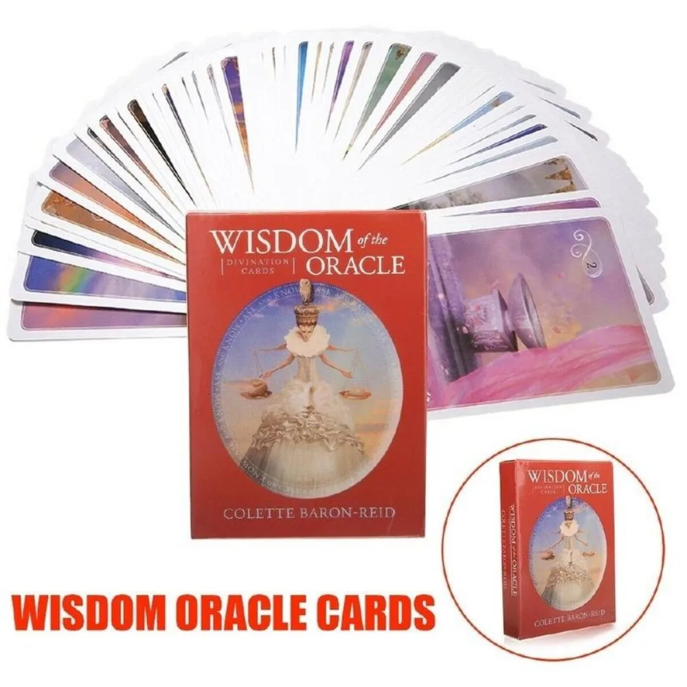 Wisdom kartu Oracle kartu misterius panduan ramalan Tarot Inggris