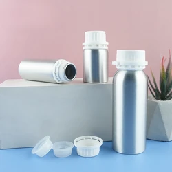 50ml 100ml 250ml Anti-theft Cover Aluminum Bottle Plug Rounded Leakproof Packing Bottle Empty Bottles Refillable Bottle
