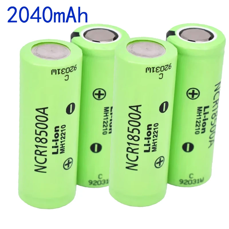 New High Quality 18500a  3.7V  NCR 18500 2040mAh 100% Original For   3.6 V Battery for Toy Flashlight  Ect