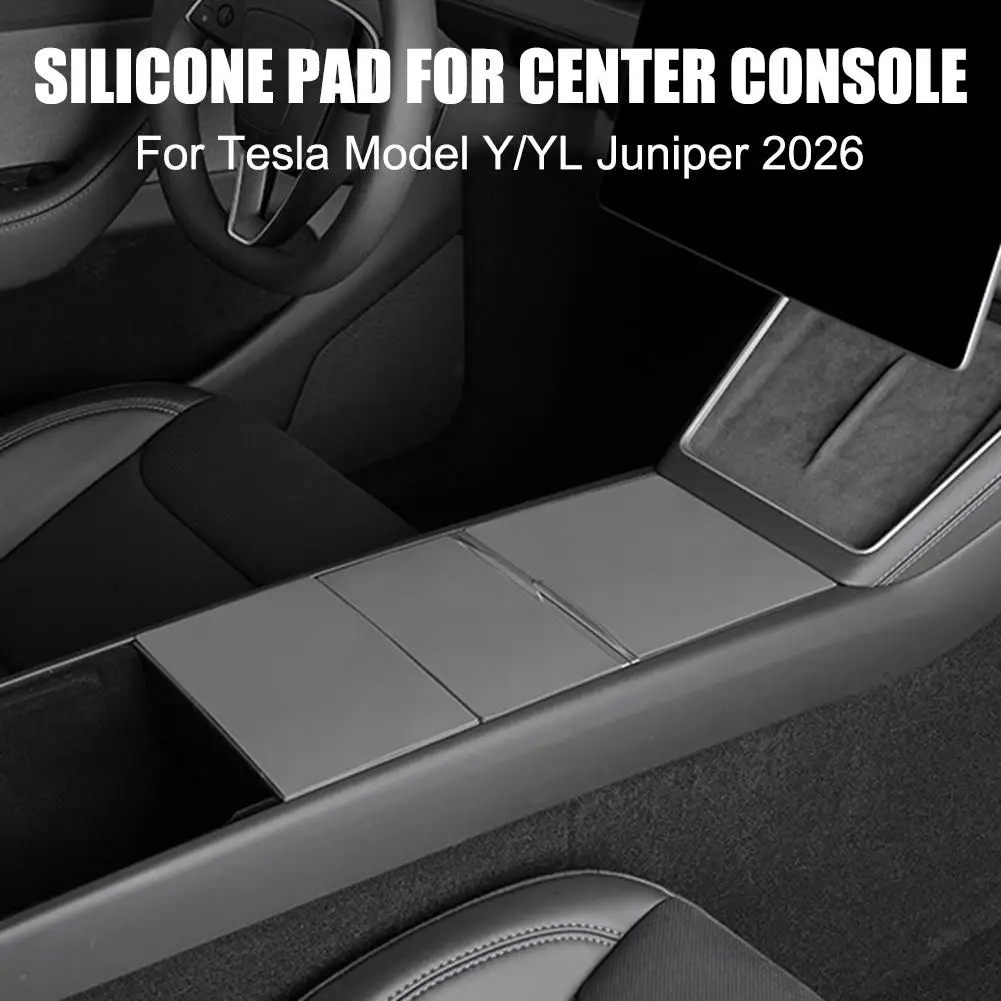 For Tesla Model Y/YL/3 For 2025 2026 Car Central Control Panel Silicone Pad Anti-scratch Protective Film Modification Accessory